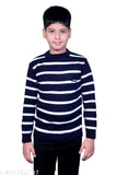 Daffodil striped woolen sweater for boys (3-12 years), premium quality, soft and comfortable winter wear