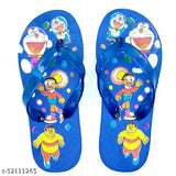 Children's EVA slippers with Doraemon cartoon pattern, available in sizes 18-24 months, 2-2.5 years, and 2.5-3 years, made in India