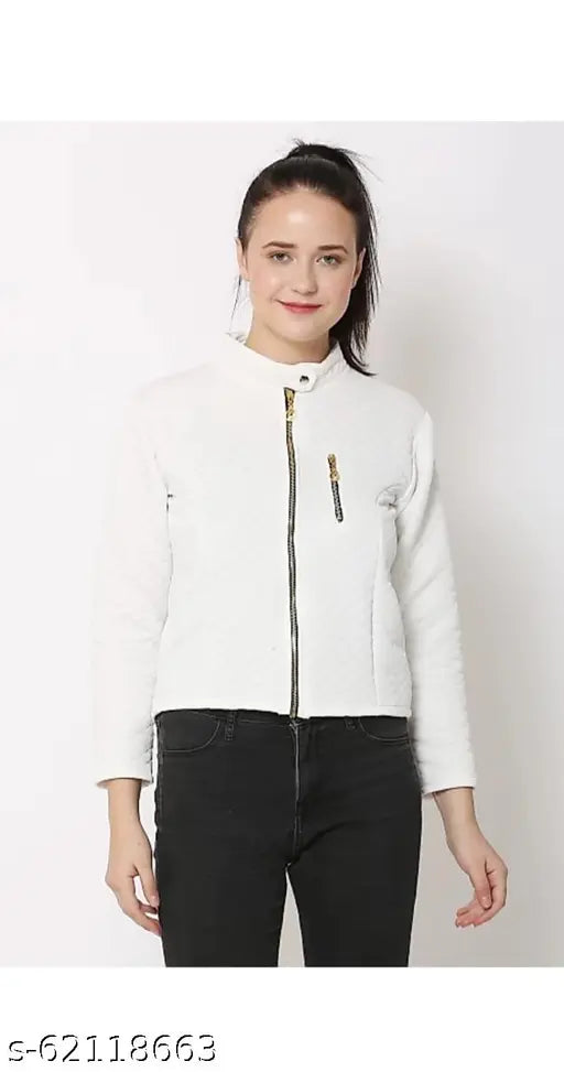 Textured wool zip jacket 2, long sleeves, cool-touch fabric for men or women