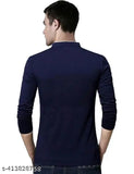 Trendy modern men's long sleeve cotton solids, size S-XXL, collar style
