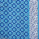 Cotton geometric Jaipuri single bedsheet with pillow cover, ideal for summer adult use. Rajasthani design from India