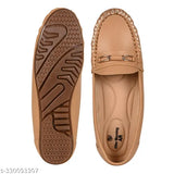 Synthetic ballerinas, comfortable sole, ankle loop design, Indian origin