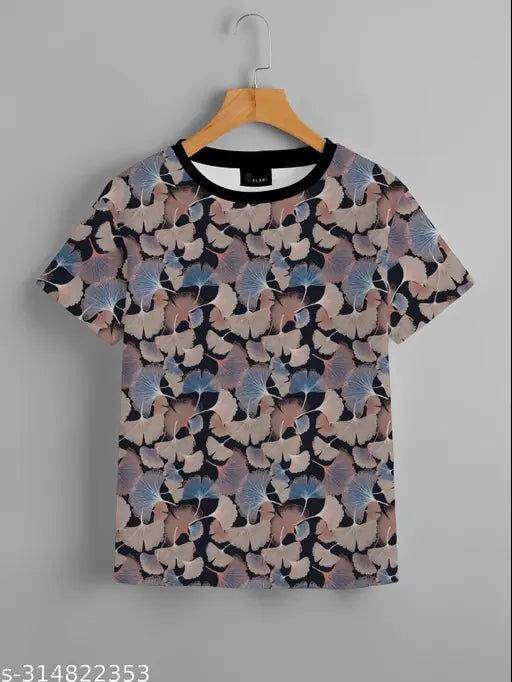 Polycotton Celebi Exclusive Women's & Girls' Combo T-Shirt Collection, perfect for regular fit and oversized styles. Vibrant printed design on short sleeves