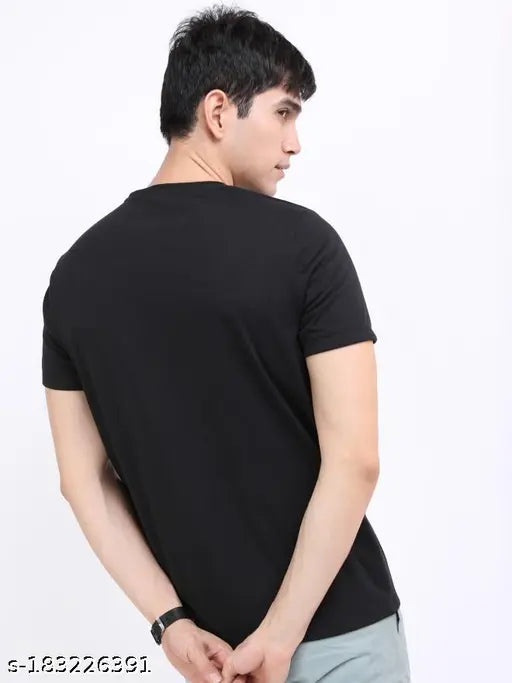 Printed cotton t-shirts (N) 2, sustainable classic short sleeves, natural preshrunk, made in India