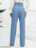 Comfortable crepe trousers, classic look, pack of 2 - women's wear, Indian origin
