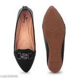 Synthetic leather slip-on bellies (CRH159) - Fashionable & comfortable women's and girls sandals by CHINUCHIRAG