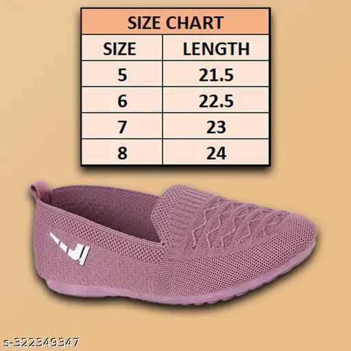White PVC slip-on bellies for women, high quality knitted mesh design. Solid style, lightweight and comfortable." (120 characters)
