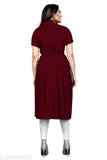 Rayon solid-colored short-sleeve kurtis for women, stylish fashion from India
