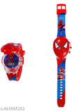 Spiderman 3D digital watch by Aahil Traders, fun kids' watch with blinking lights & music