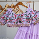 Embroidered Georgette Lehenga Choli set for women, free size, Indian-inspired traditional wear with net dupatta