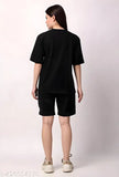 Cotton printed night suit pajama set with shorts, ideal for sleepwear and loungewear, made in India