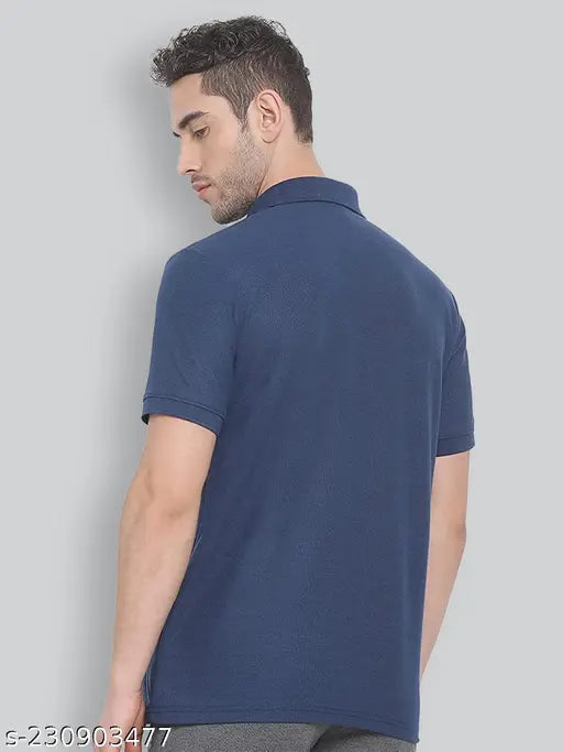 Multicolor solid cotton LUX Men's Polo T-shirt with enhanced style, durable collar, and stylish logo. Available in various sizes (S - XXL). Made of premium combed cotton for modern fit and extra comfort