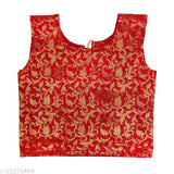 Red solid taffeta silk kids wear pack of 1, featuring floral stitch digital print lehenga with sleeveless choli and net dupatta