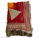 Embroidered Georgette Rajputi Poshak set: Lehenga, Kurti, Odhani, Astar - Indian party wear