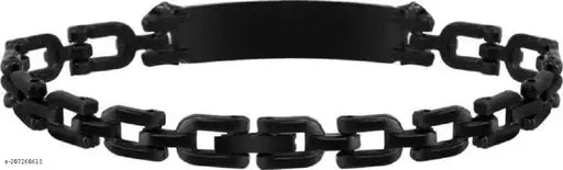Black cotton baseball cap with adjustable strap and king bracelet, men's BTS style summer sports accessory free size, India origin