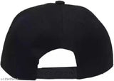 Cotton hip hop cap, solid pattern, unisex style, adjustable strap, Indian origin