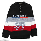 Woolen colorblocked sweaters for kids (2 pack), warm and stylish winter wear for 4-14 years old, premium quality from India