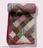 Cotton single bed Jaipuri net Dohar, optimal comfort, elegant design, free size, India origin