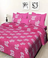 Multicolor Rajasthani floral print 100% cotton king size double bed sheet with 2 pillow covers, ideal for summer, Indian weather