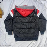 Colorblocked wool boys jackets & coats, trendy and pretty for kids, black, size: 0-3 Months - India