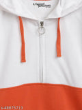 Breathable cotton sweatshirts & hoodies for kids aged 7-14 years, solid pattern, made in India