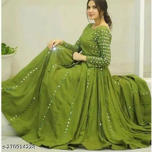 lc hit green embellished long sleeve shirt, vibrant fashion piece from India