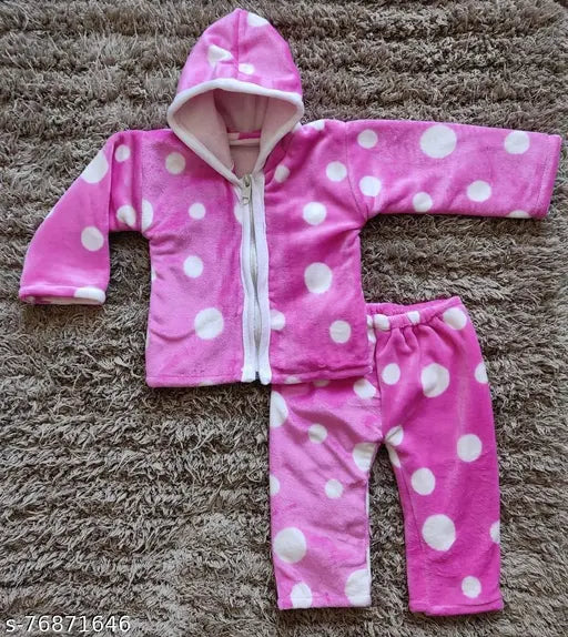 Velvet embellished net baby hood zipper sweater with long sleeves, 6-9 months, Indian origin