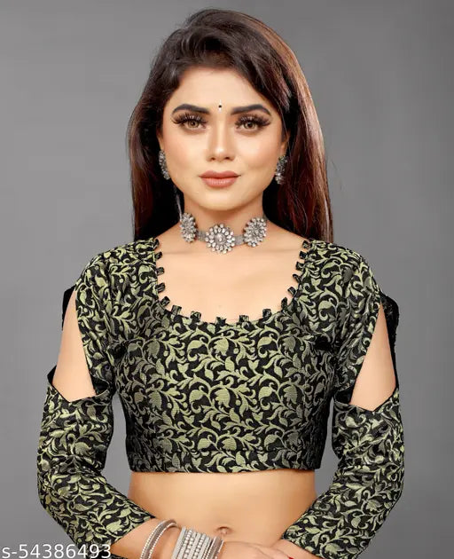 Dyed Georgette trending saree with jacquard lace border, daily wear South Kanjivaram style