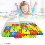 Non Toxic rubber EVA foam alphabet & number floor mats for kids (325x325, 36 pieces) - vibrant, safe, educational play space for children above 2 years
