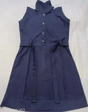 Blue sleeveless polycotton Tinage t-shirt, casual wear for kids' summer collection from India