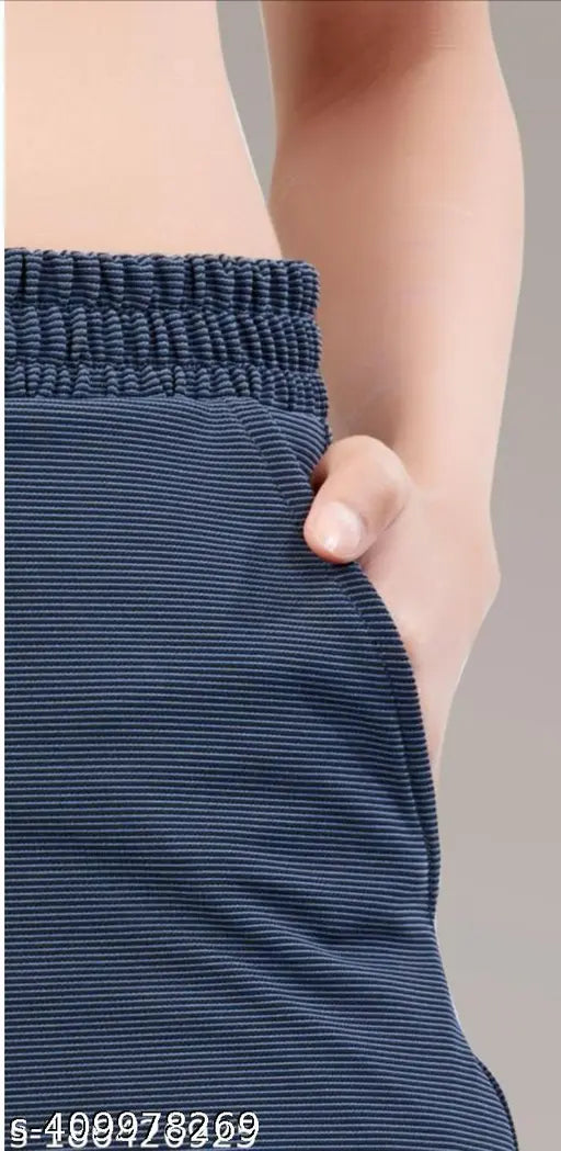 Women's Lycra TracPants, fully stretchable for casual wear and yoga. Solid net, stylish and comfortable for all sizes S-4XL. Made in India
