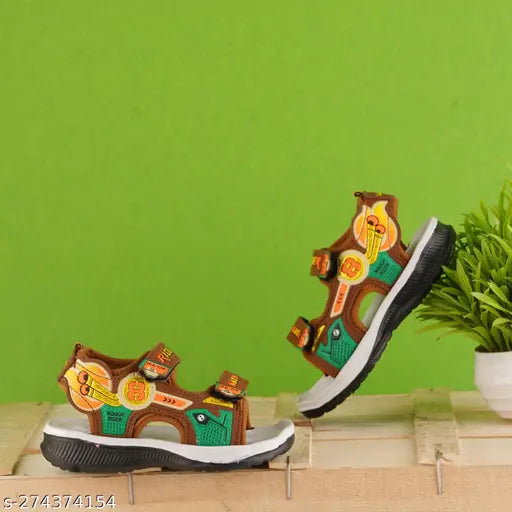 Synthetic and EVA KATS Kids Outdoor Flat Sandal Rider for ages 2.5 to 5 years, lightweight and breathable for daily wear and home washable