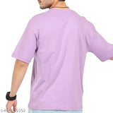 Four Brother oversized cotton blend T-shirt, printed pattern for men, soft and breathable