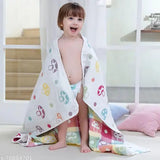 Mushroom 100% cotton, 6-layer muslin stroller cover & swaddle wrap receiving blanket - ideal for heavy winter, versatile for protection, wrapping, and play