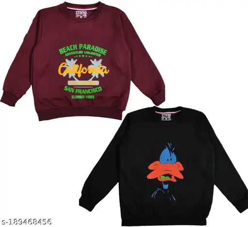 Flawsome Comfy cotton blend girls' hoodie with pocket, soft and warm for winter wear in 3-4, 5-6, 7-8 years sizes