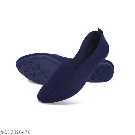 Stylish mesh loafers in solid pattern, lightweight and comfortable for party or casual wear, Indian-made in sizes IND-4 to IND-7