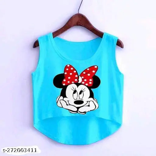 Premium cotton blend sleeveless printed net Sandoo from India