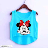 Premium cotton blend sleeveless printed net Sandoo from India