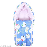 Cotton printed net 2-in-1 baby sleeping bag & carry bag for infants aged 0 to 9 months, Kukraila Enterprises product on display