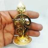 Indian Om Vel and Om Muruga car net, intricate Hindu deity symbol