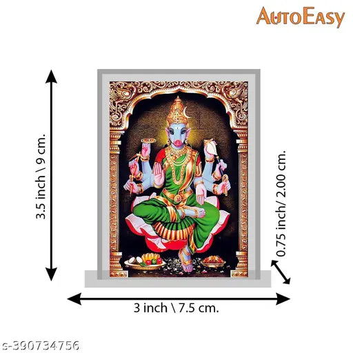 Multicolor Acrylic Varahi Amman idol for car or home decor, perfect for gifting