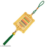 M Men Style Islamic Travel Car Dua Ayatul Kursi Acrylic Mirror Hanging, multicolor tassel decor for car interiors or gifts