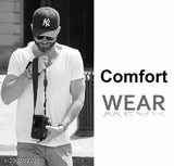 Modern cotton baseball cap for kids and adults, solid color design in trendy New York style, originating from India