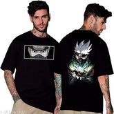 Men's cotton three-quarter sleeve printed t-shirt, premium quality, vibrant colors