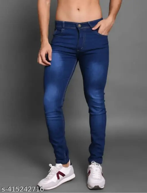 Denim dyed/washed men's 24DBXLPLANE royal jeans, size 29x41x34 (India)