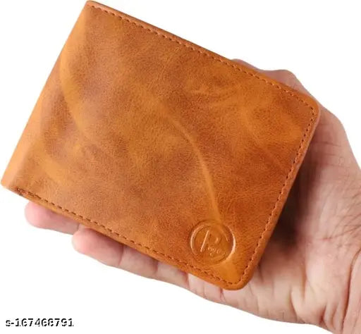 Faux leather wallet, 29 Mild, 2 compartments for men's essentials