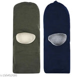 Woolen reversible monkey caps (acrylic, onesize, pack of 2) for winter warmth for boys, girls, men, and women