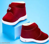 Maroon canvas and rubber kids' whistle sound shoes with memory foam insole, ideal for boys and girls during all seasons