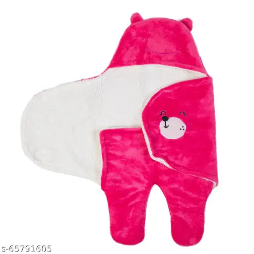 Soft microfiber AC blanket, embroidered with cartoon designs, for all-season sleeping bag. Ideal for baby boys and girls, gift set by Naman