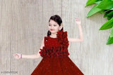 Silk sleeveless Eastwards party dress, net bottom, ideal for special occasions, India origin